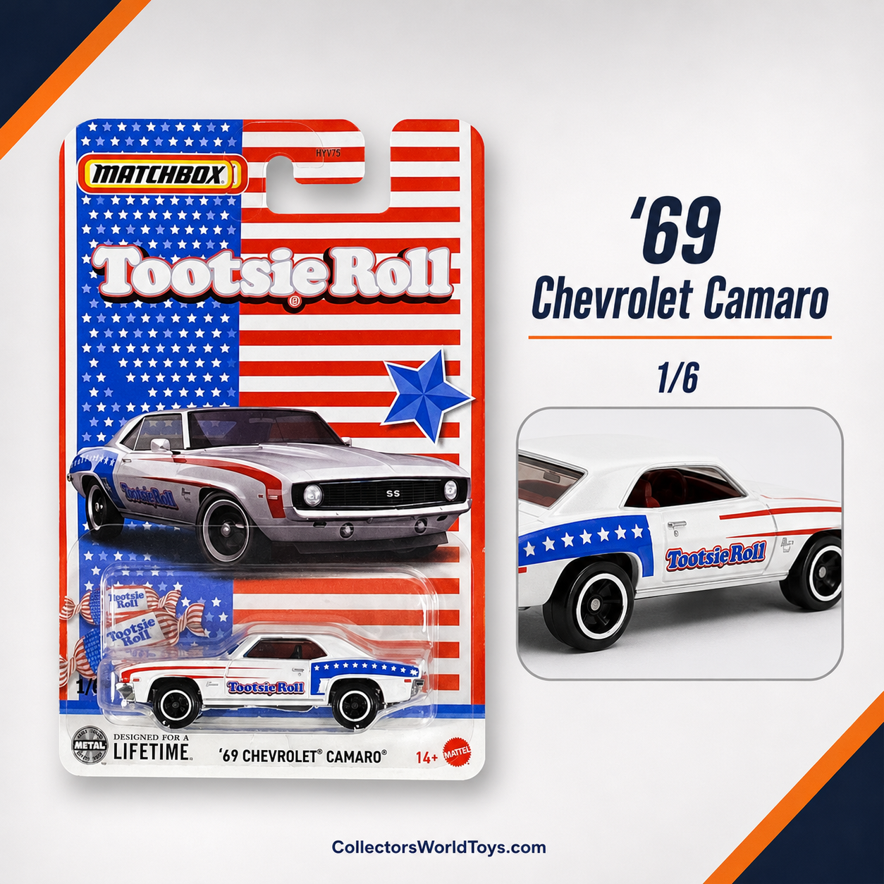 Matchbox '69 Camaro | Candy Series 1/6