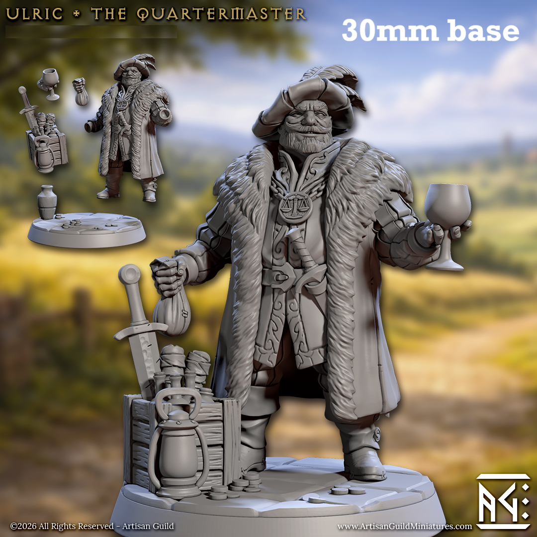 Ulric the Quartermaster (Male Human Noble)