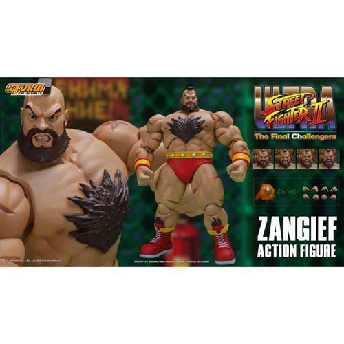 Ultimate Street Fighter II: The Final Challenger Zangief 1:12 Scale Action Figure - Collectors World Toys