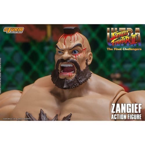 Ultimate Street Fighter II: The Final Challenger Zangief 1:12 Scale Action Figure - Collectors World Toys