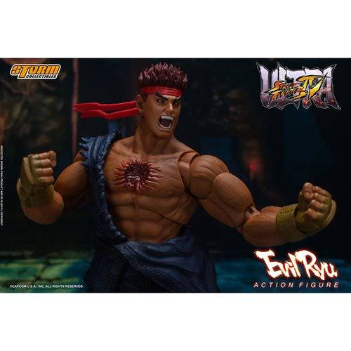 Ultimate Street Fighter IV Evil Ryu 1:12 Scale Action Figure - Collectors World Toys