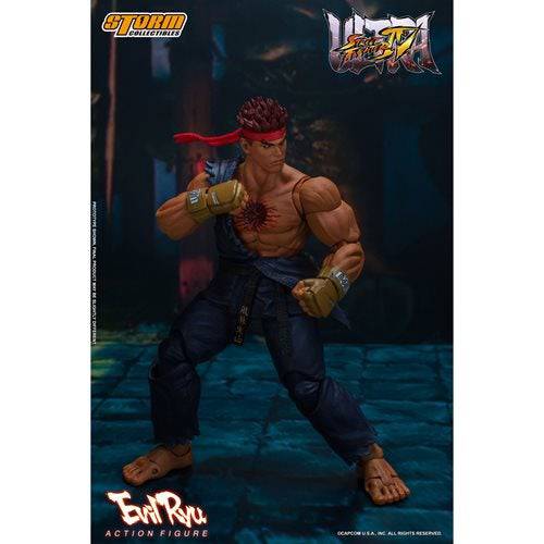 Ultimate Street Fighter IV Evil Ryu 1:12 Scale Action Figure - Collectors World Toys