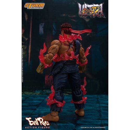 Ultimate Street Fighter IV Evil Ryu 1:12 Scale Action Figure - Collectors World Toys