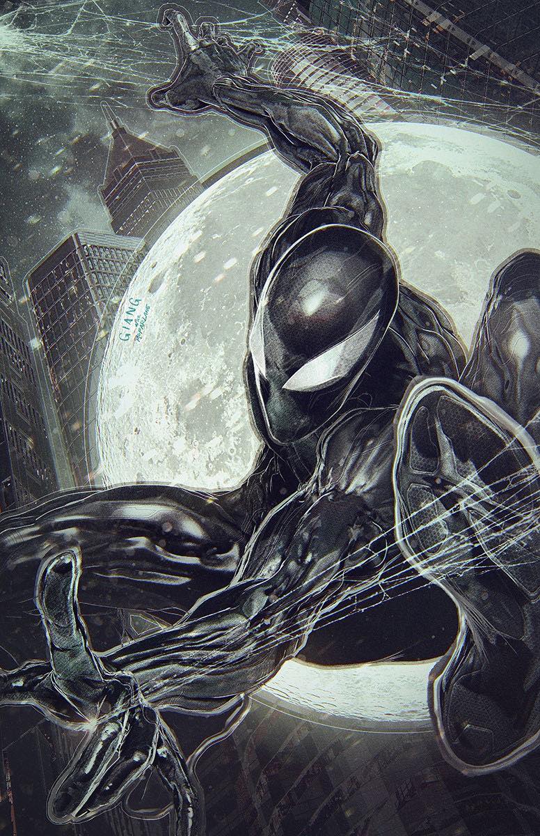 ULTIMATE SPIDER-MAN #5 (JOHN GIANG EXCLUSIVE BLACK COSTUME VIRGIN VARIANT)(2024) COMIC BOOK Main image