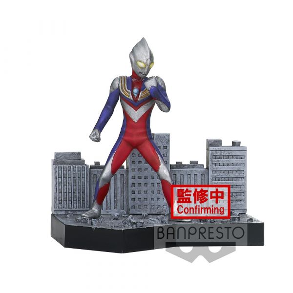 Banpresto Ultraman Tiga Special Effects Stagement Ultraman Tiga #44 (C: Ultraman Tiga) Mini Figure - Collectors World Toys Main image