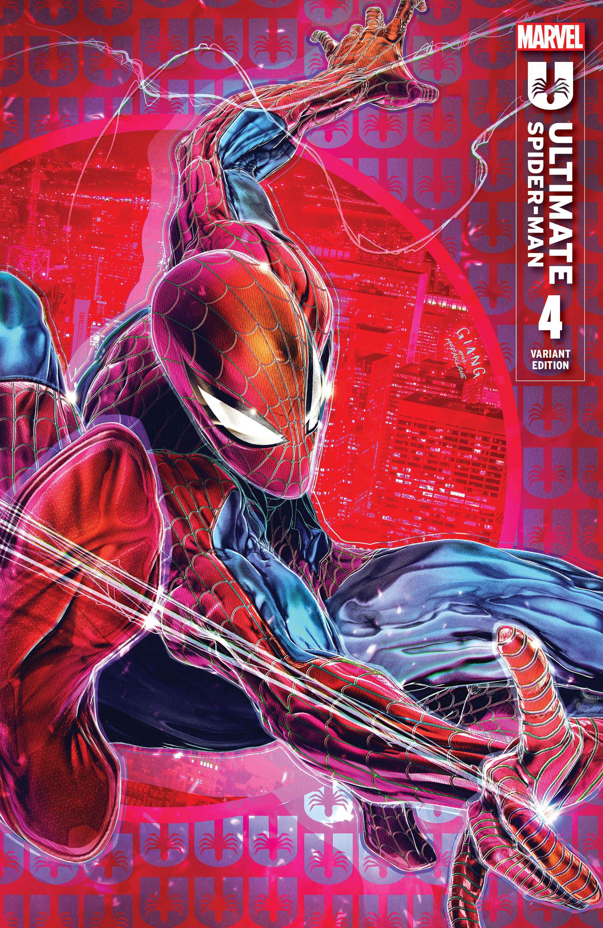 ULTIMATE SPIDER-MAN #4 (JOHN GIANG EXCLUSIVE ASM #300 HOMAGE VARIANT)(2024) COMIC BOOK Main image