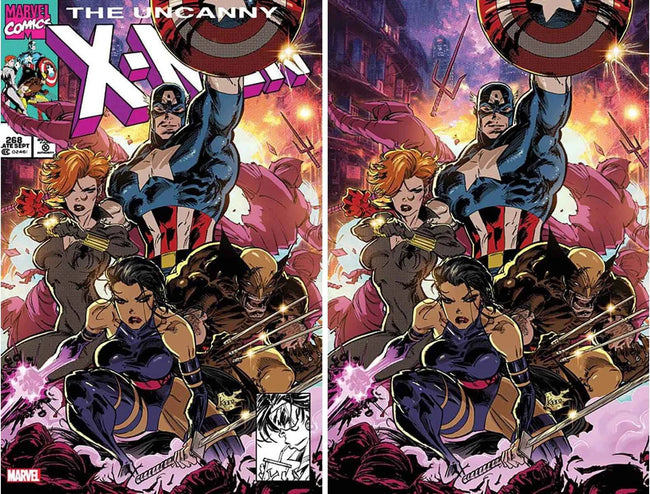 UNCANNY X-MEN #268 FACSIMILE EDITION (KAARE ANDREWS EXCLUSIVE TRADE/VIRGIN VARIANT SET) Hover Image