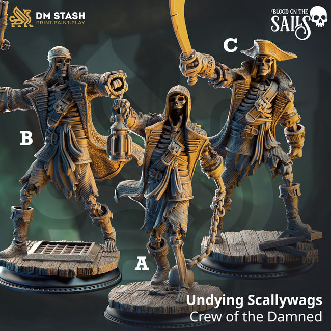 Undying Scallywags, Crew of the Damned Galleon (Skeleton Pirates) - Hover Image