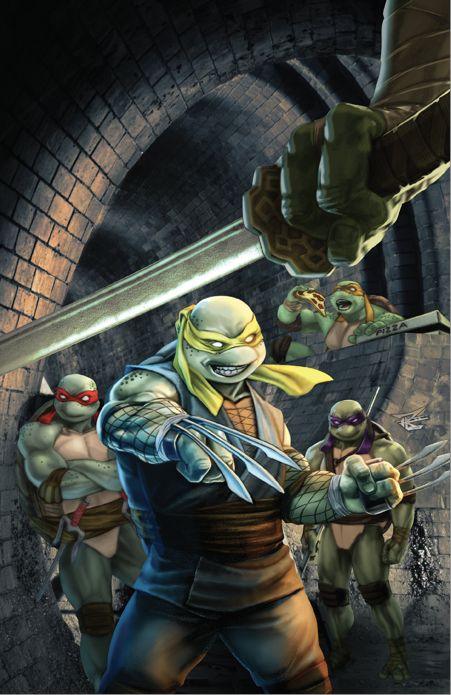 Tmnt Jennika Ii #1 (Of 6) Unknown Comics Ron Leary Exclusive Virgin Var (11/04/2020) - Collectors World Toys Main image