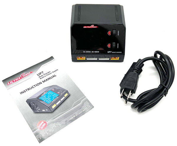Ultra Power - UP7 AC 200W / DC 400W Dual Port Multi-Chemistry AC/DC Smart Charger