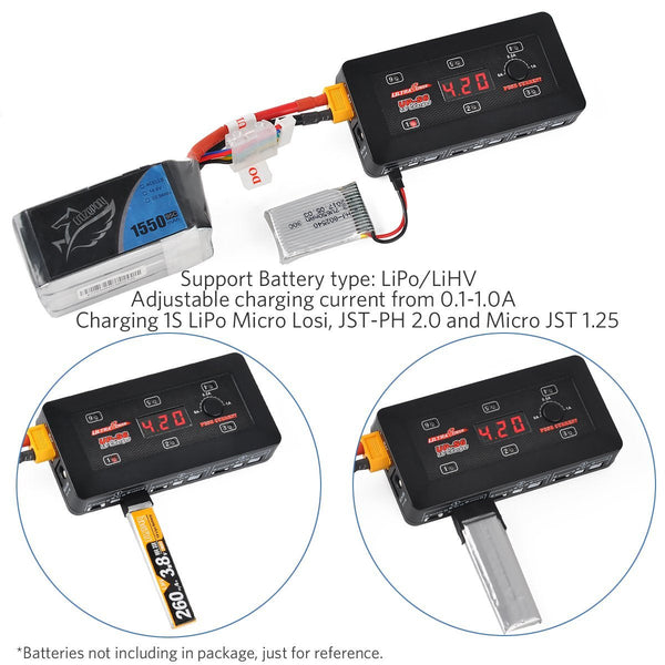 Ultra Power - UPS6 25W 1S x 6 Compact DC Charger