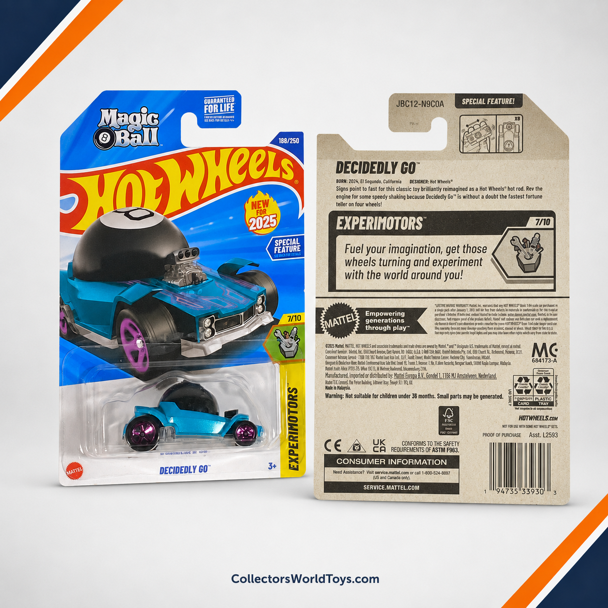 Hot Wheels Decidedly Go | Experimotors Series 7/10 - 188/250