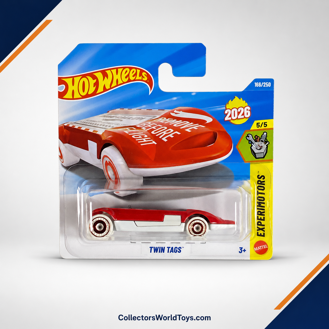 Hot Wheels Twin Tags | Experimotors Series 5/5 - 166/250 Main image