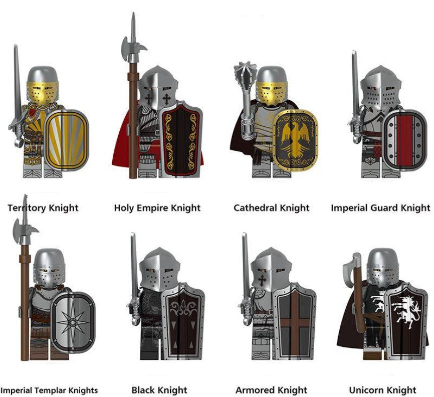 Medieval Warriors Custom Minifigure Set S2 (8-Pack) Main image