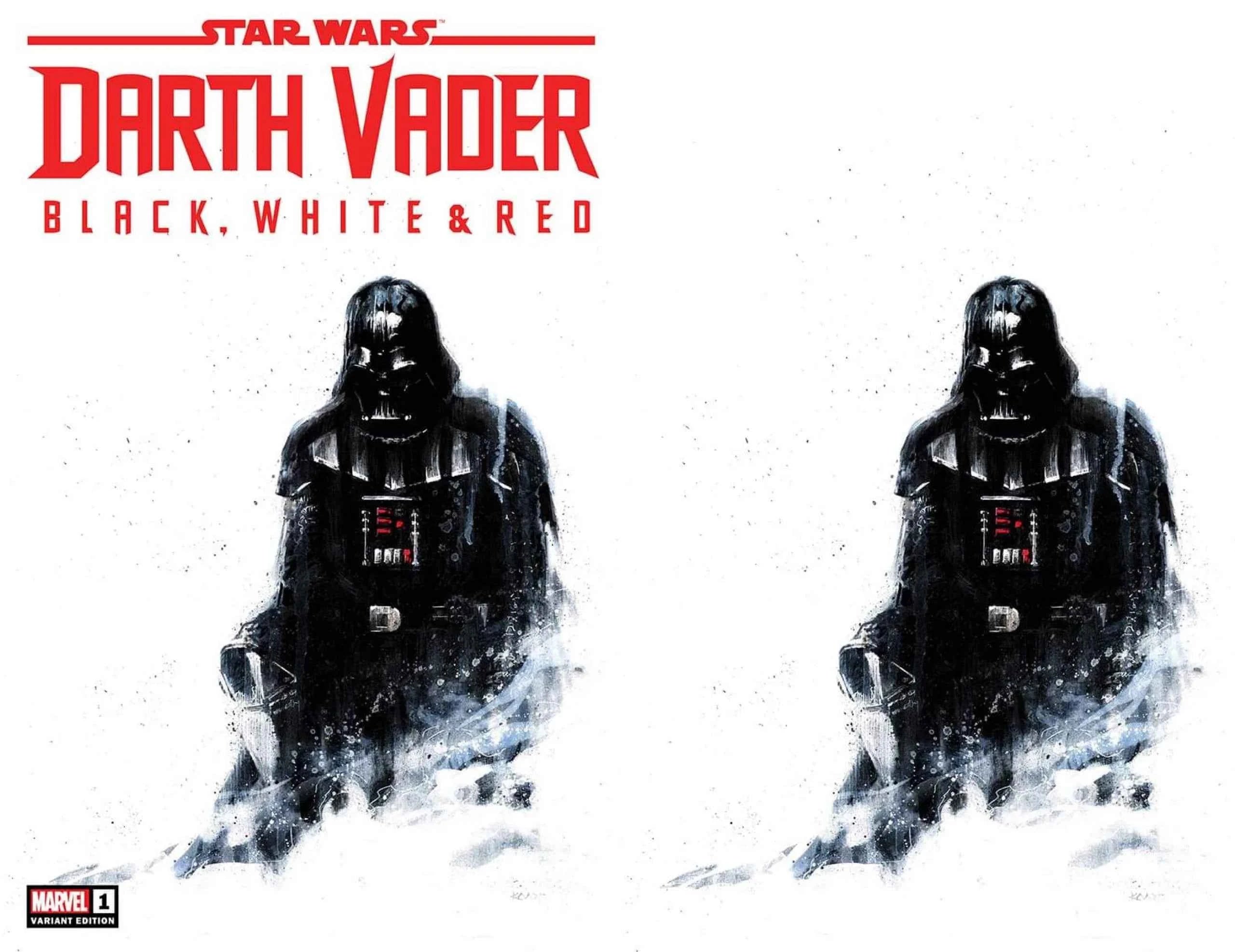 STAR WARS ~ DARTH VADER: BLACK, WHITE & RED #1 (KAARE ANDREWS EXCLUSIVE TRADE/VIRGIN VARIANT SET) Main image