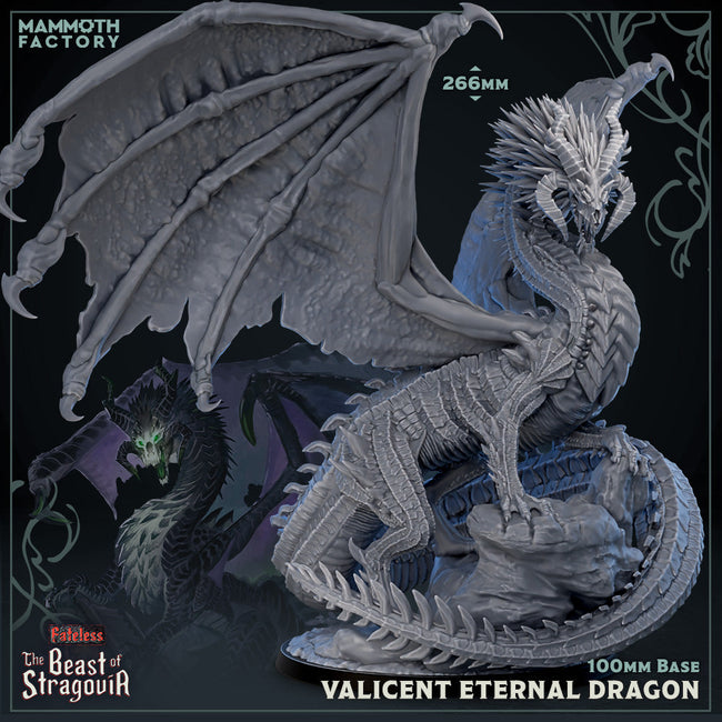 Valicent the Eternal Dragon (Adult Black Dragon) - Hover Image