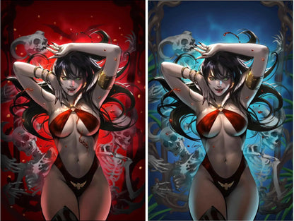 VAMPIRELLA #666 (LEIRIX LI EXCLUSIVE A & B VARIANT SET) ~ Dynamite