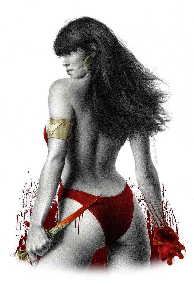 VAMPIRELLA #668 (CELINA EXCLUSIVE VIRGIN VARIANT)(LMTD 333 w/COA) ~ Dynamite Hover Image