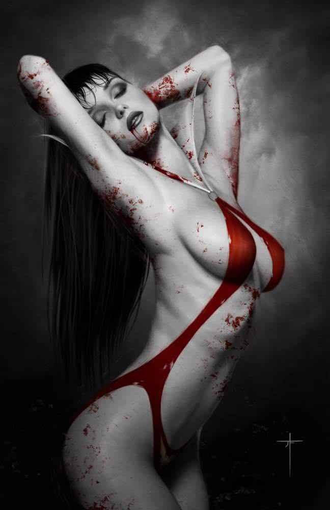 VAMPIRELLA #669 (JAY FERGUSON EXCLUSIVE VIRGIN VARIANT B) ~ Dynamite Main image