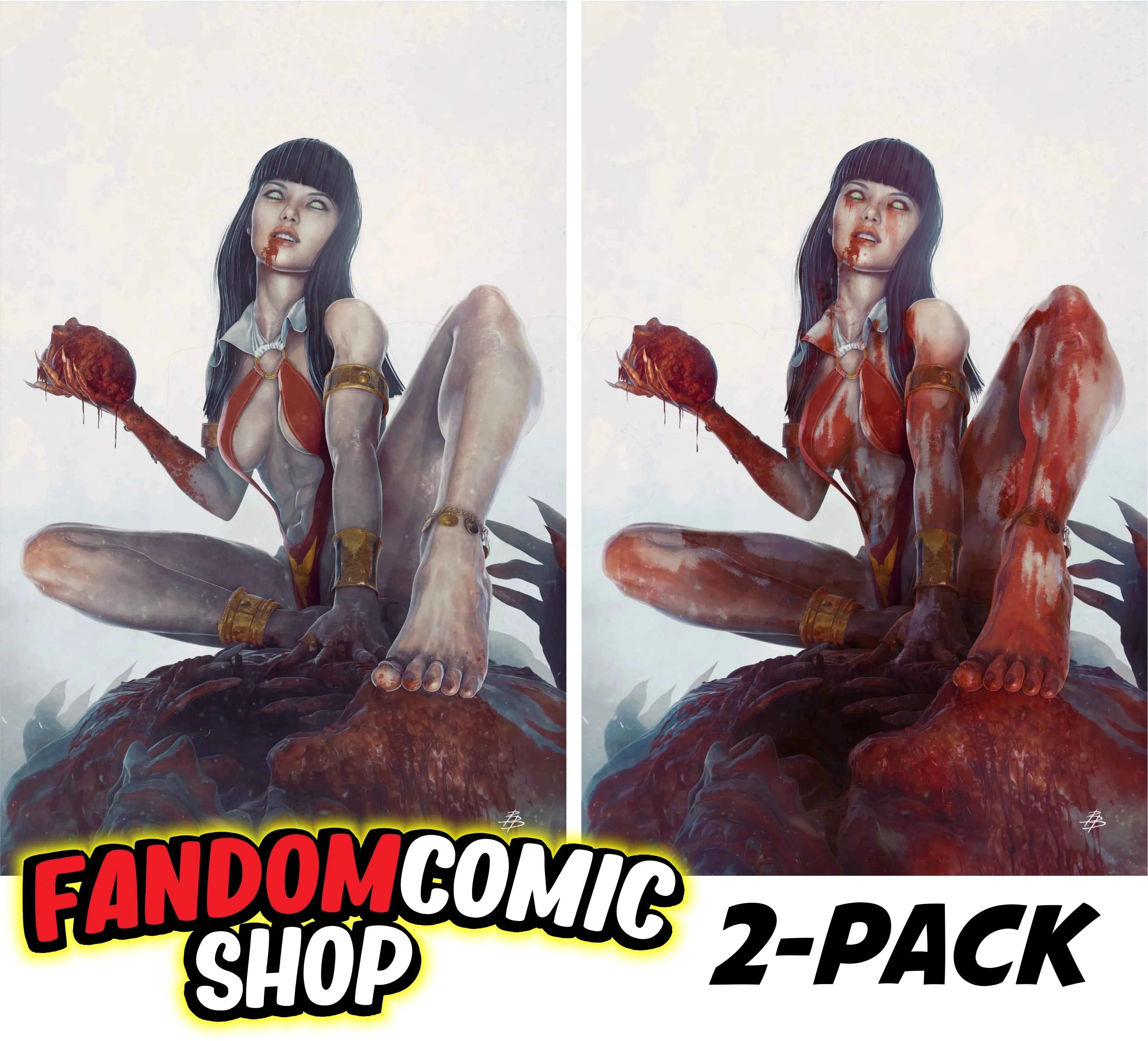 VAMPIRELLA: DARK REFLECTIONS #1 (BJORN BARENDS EXCLUSIVE VIRGIN VARIANT A & B SET) Main image