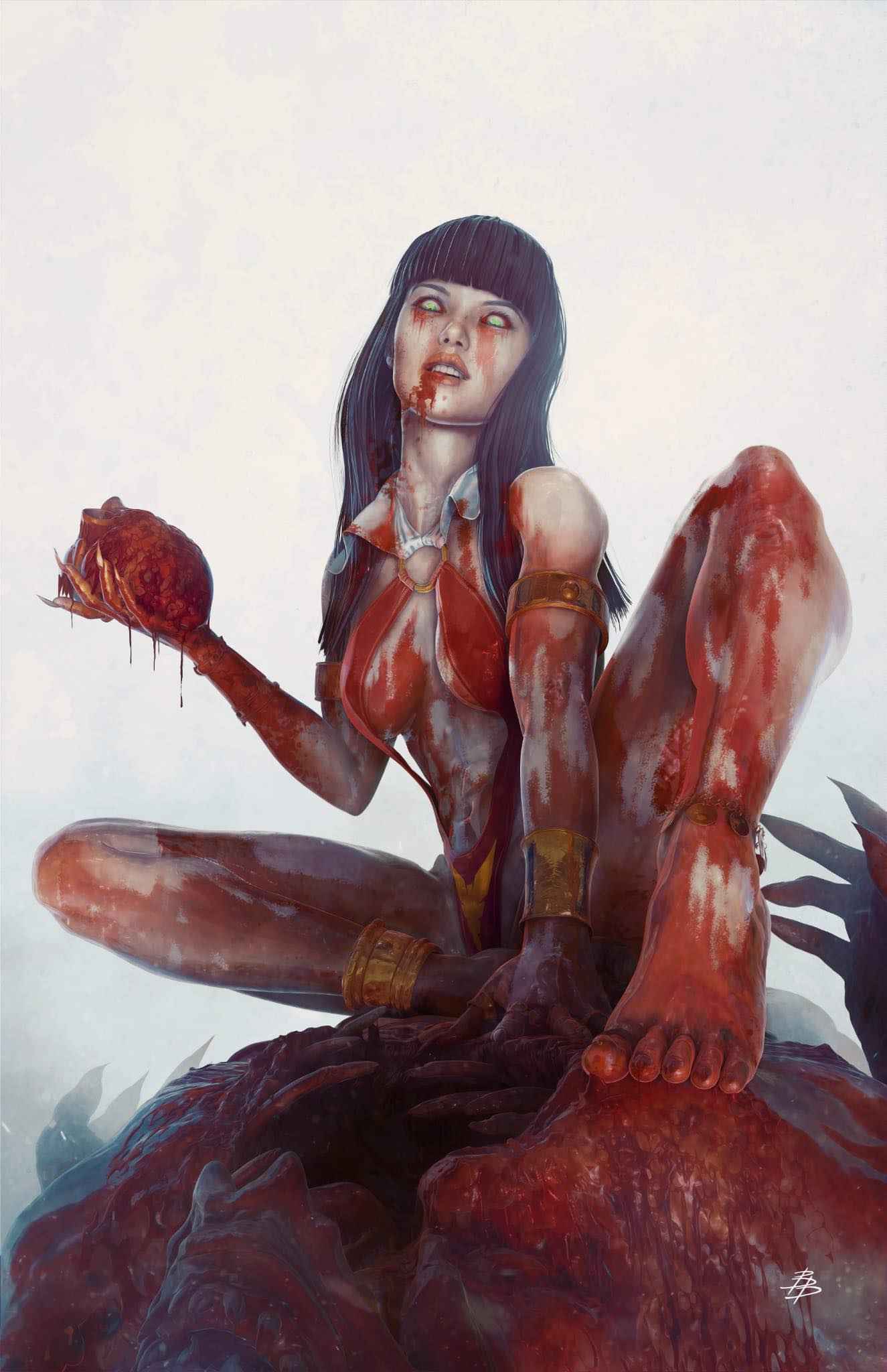 VAMPIRELLA: DARK REFLECTIONS #1 (BJORN BARENDS EXCLUSIVE VIRGIN VARIANT B) ~ Dynamite Main image