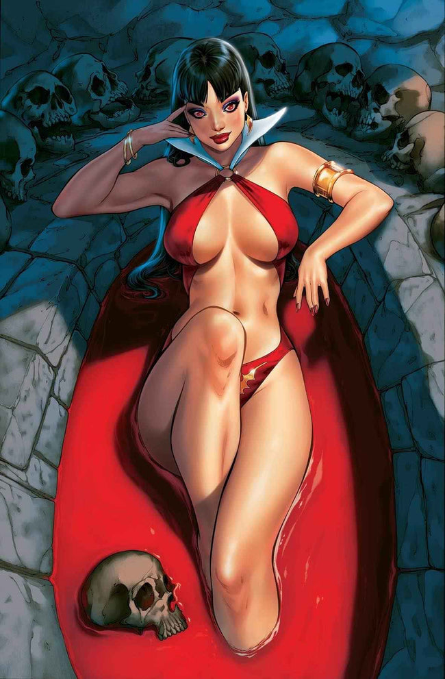 VAMPIRELLA: RAGE #1 (ELIAS CHATZOUDIS EXCLUSIVE VIRGIN VARIANT) COMIC BOOK ~ Dynamite Hover Image