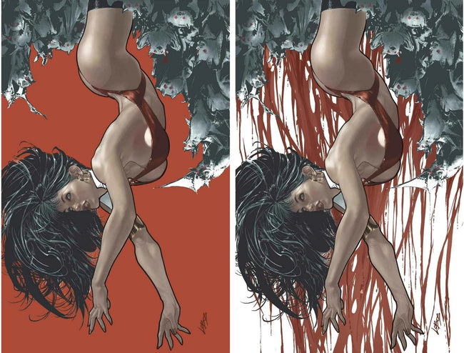 VAMPIRELLA/DRACULA: RAGE #6 (LOBOS EXCLUSIVE VIRGIN VARIANT A & B SET) ~ Dynamite Hover Image