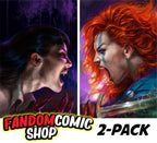 VAMPIRELLA #669 & RED SONJA: EMPIRE OF THE DAMNED #2 (LUCIO PARRILLO EXCLUSIVE SET B)(LIMITED TO 333) ~ Dynamite