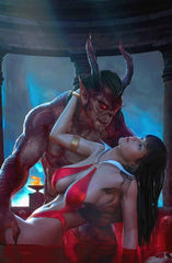 VAMPIRELLA vs. THE SUPERPOWERS #3 (TIAGO DA SILVA EXCLUSIVE VIRGIN VARIANT) COMIC BOOK ~ Dynamite