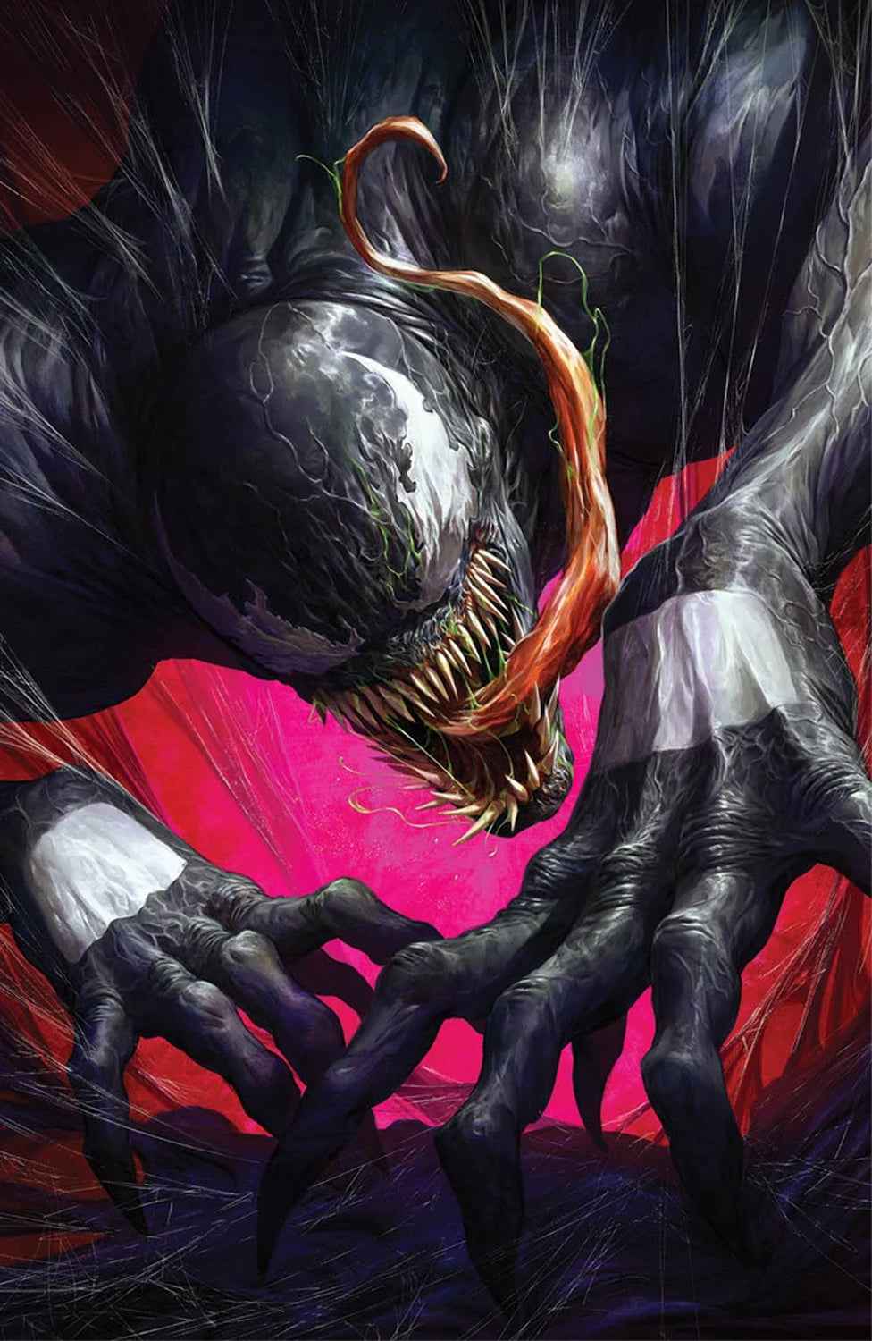 VENOM #28 (Dave Rapoza Exclusive Virgin Variant) Comic ~ Knull ~ Marvel Main image