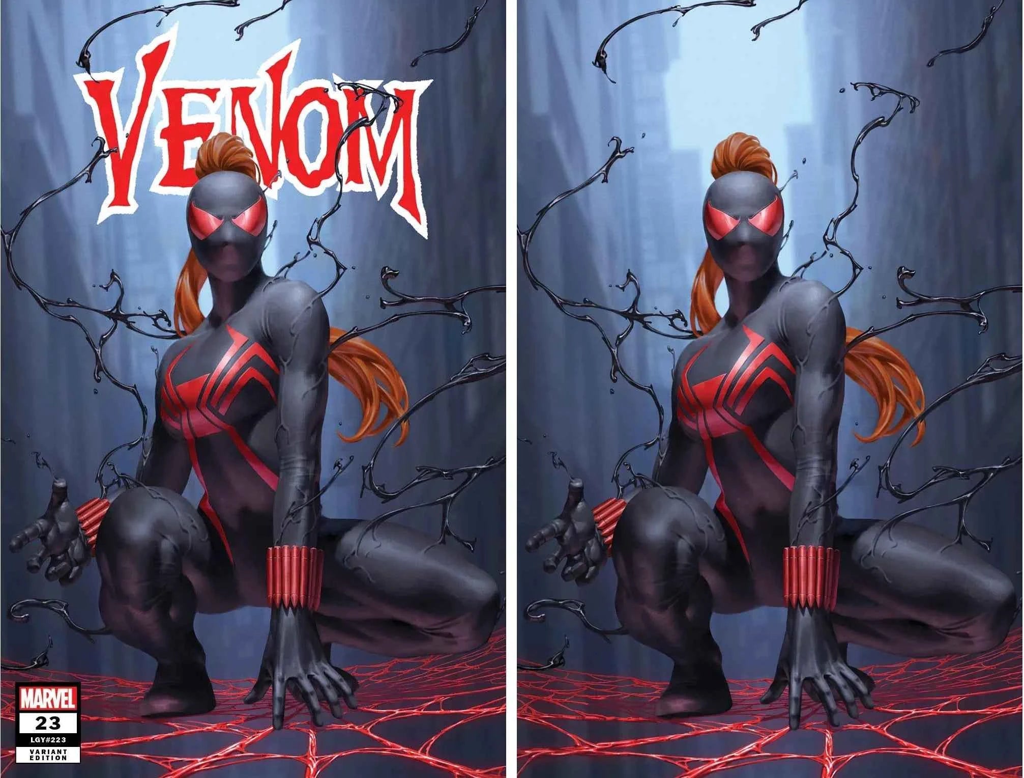 VENOM #23 (JUNGGEUN YOON NEW SYMBIOTE EXCLUSIVE TRADE/VIRGIN VARIANT SET) Main image