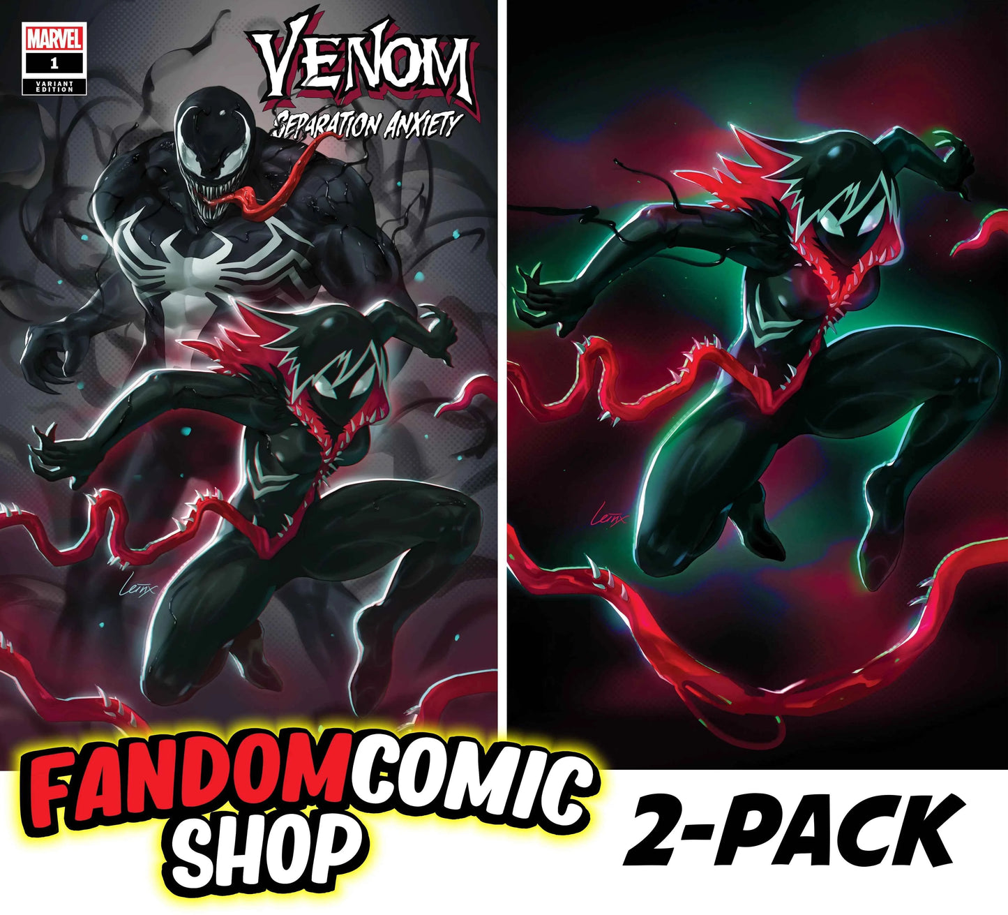 VENOM: SEPARATION ANXIETY #1 (LEIRIX LI EXCLUSIVE TRADE/VIRGIN VARIANT SET)