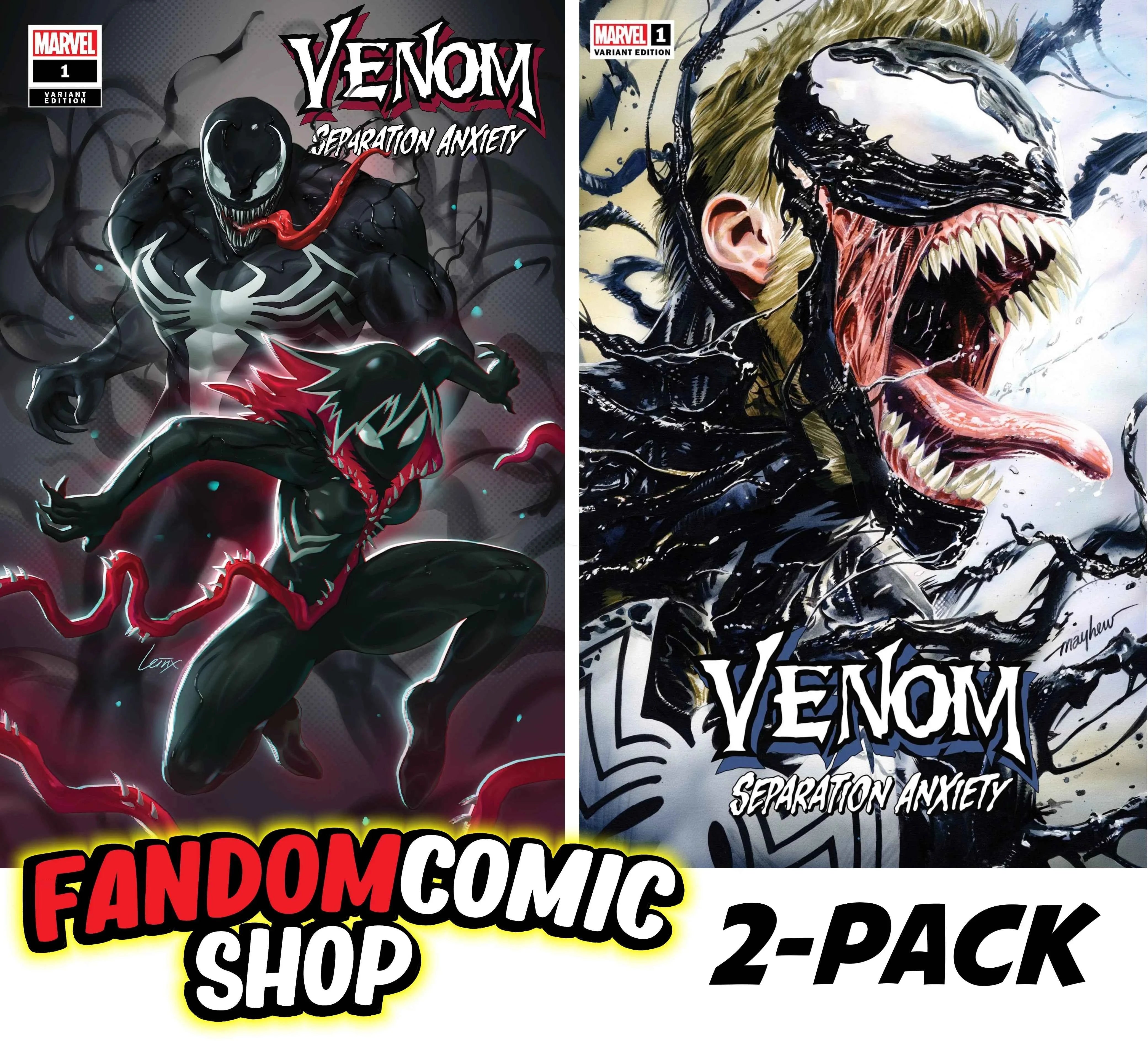 VENOM: SEPARATION ANXIETY #1 (MIKE MAYHEW/LEIRIX LI EXCLUSIVE VARIANT SET) Main image