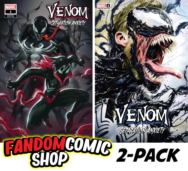 VENOM: SEPARATION ANXIETY #1 (MIKE MAYHEW/LEIRIX LI EXCLUSIVE VARIANT SET) Hover Image