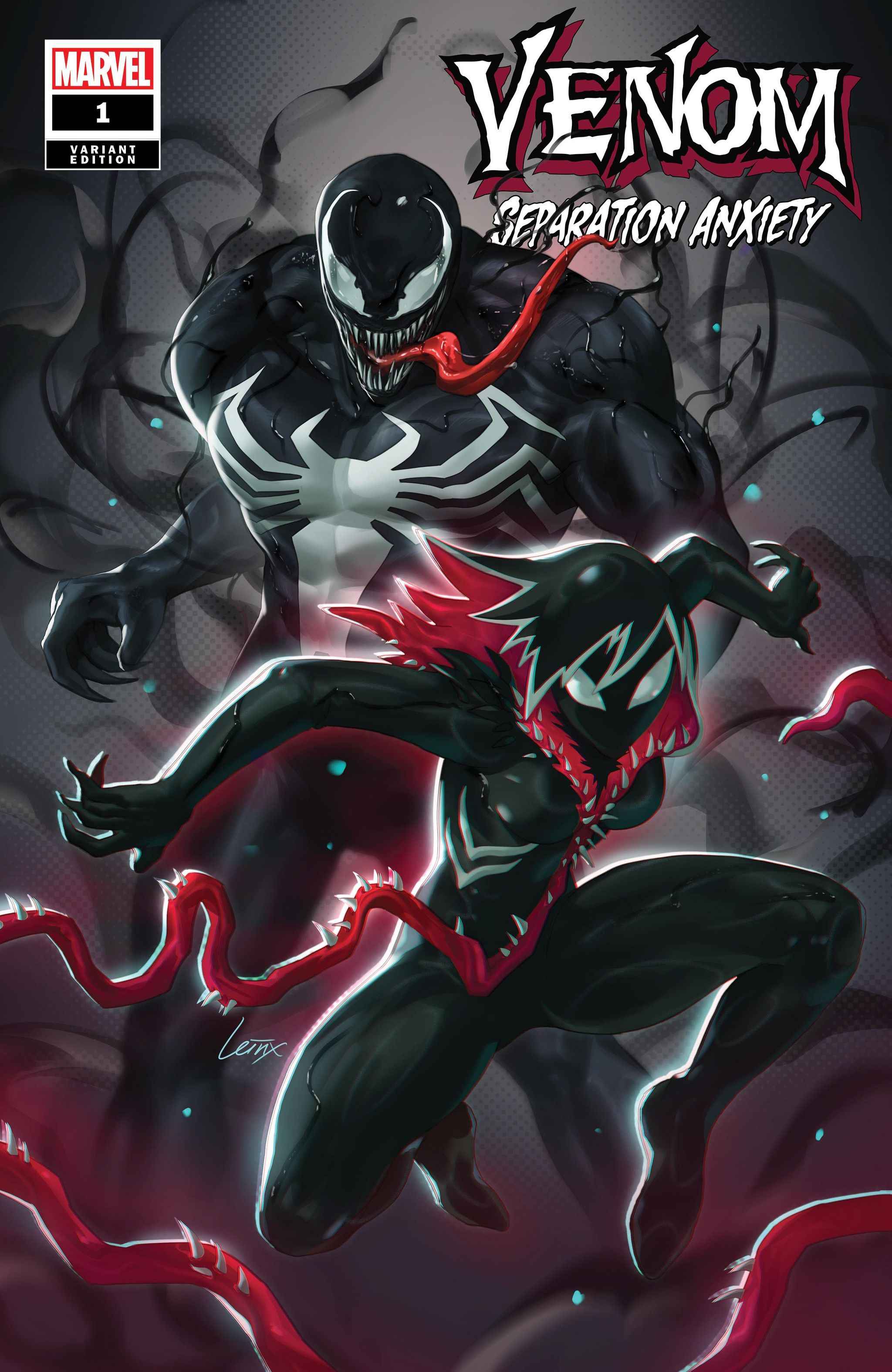 VENOM: SEPARATION ANXIETY #1 (MIKE MAYHEW/LEIRIX LI EXCLUSIVE TRADE/VIRGIN VARIANT SET)