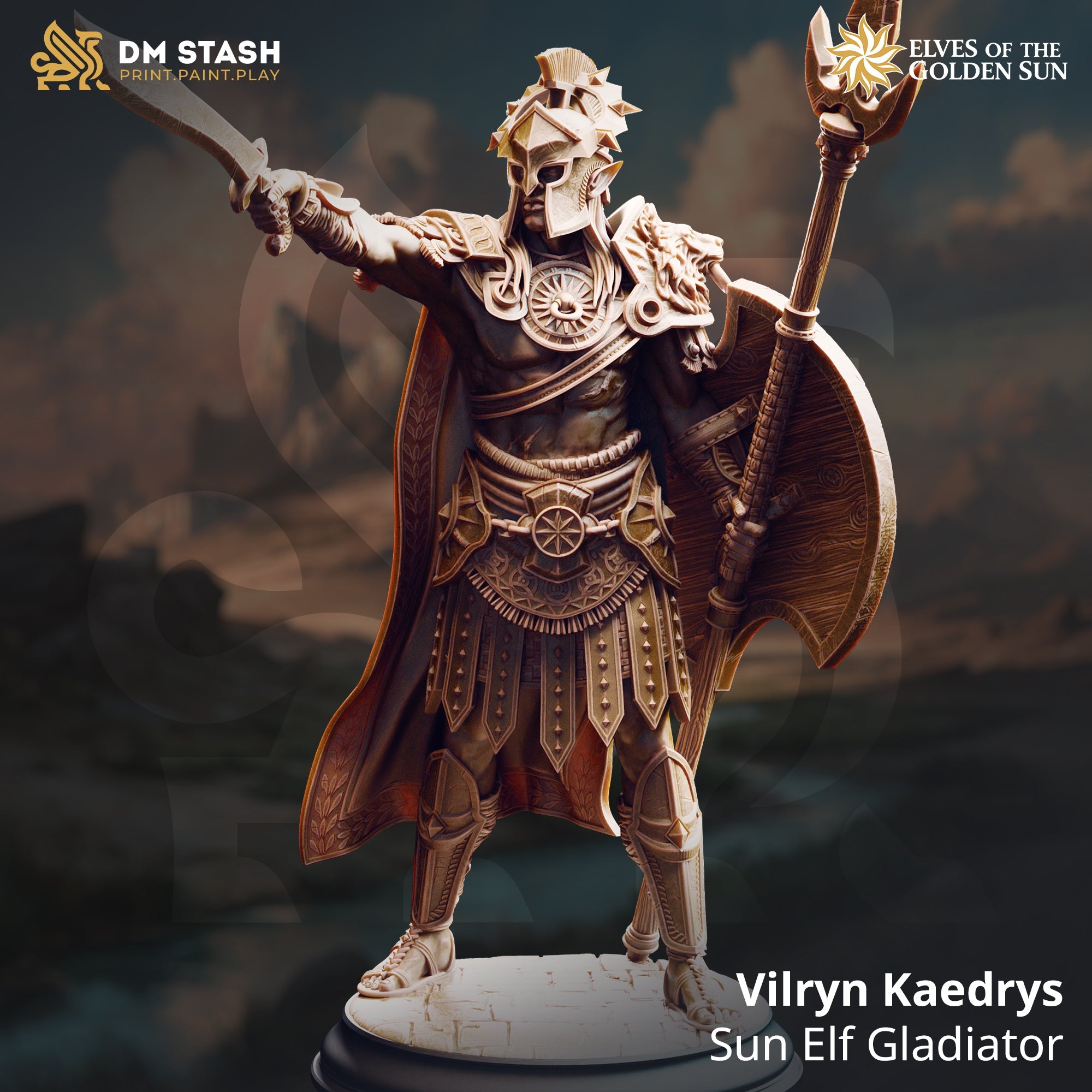 Vilryn Kaedrys (Male Sun Elf Gladiator) Main image