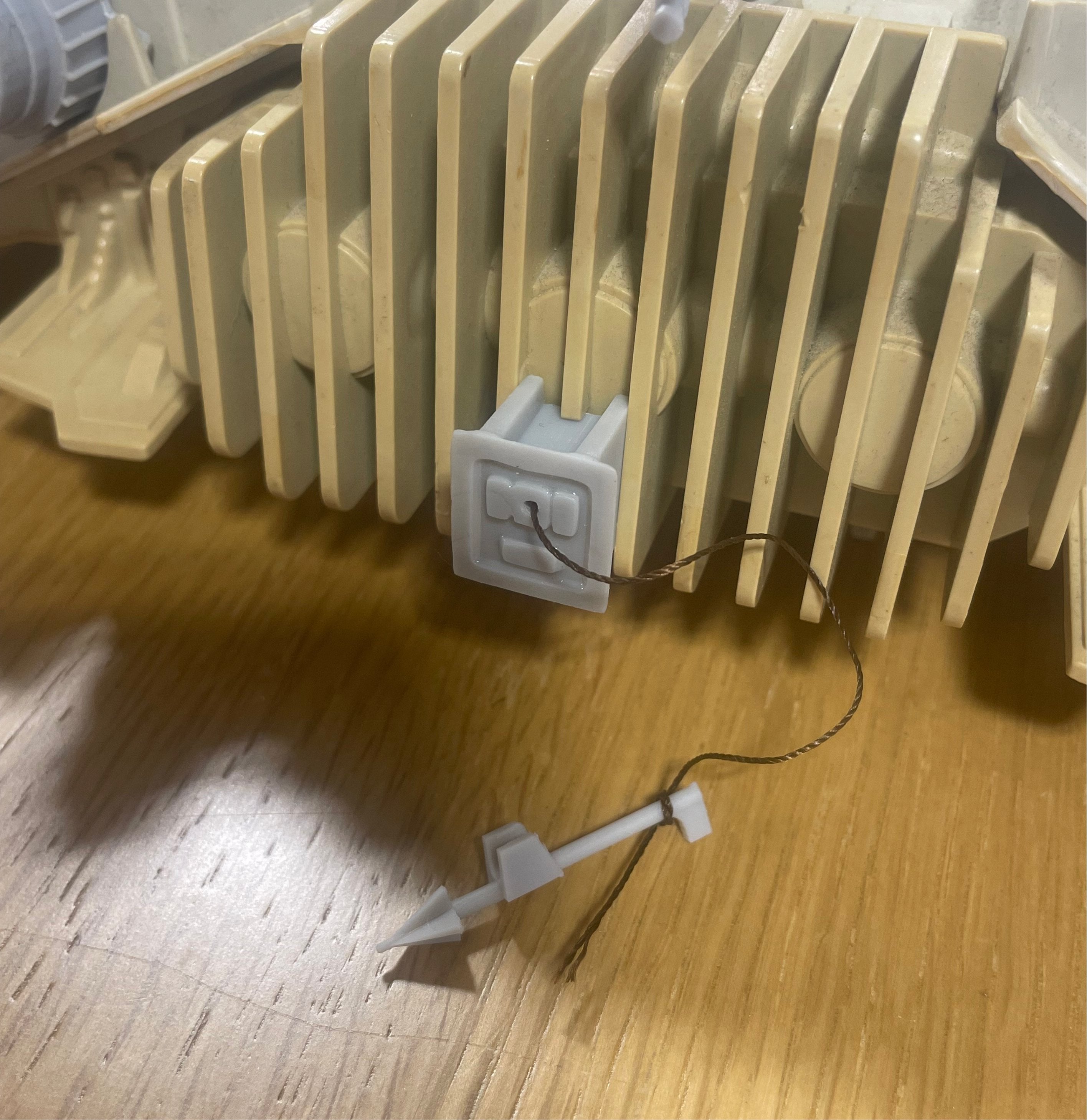 Vintage Harpoon Block Set Kenner Star Wars Snowspeeder Repro Replacement Part - Collectors World Toys