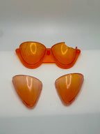 Vintage Kenner DC Super Powers Batmobile Front Windshields Set 1984 Repro Part - Collectors World Toys