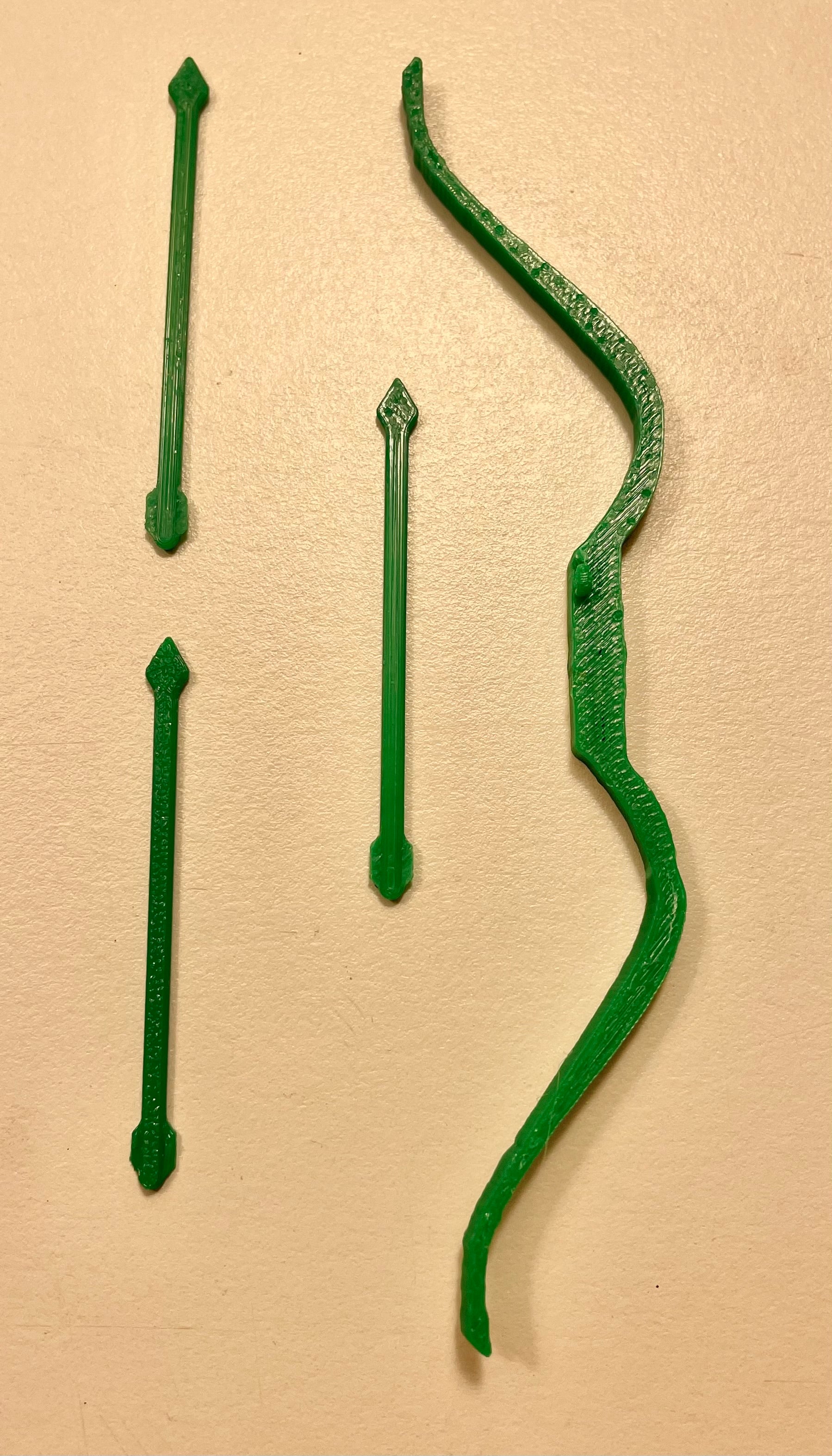 Vintage Kenner DC Super Powers Green Arrow Bow & Arrows Repro Part 1984 1985 - Collectors World Toys