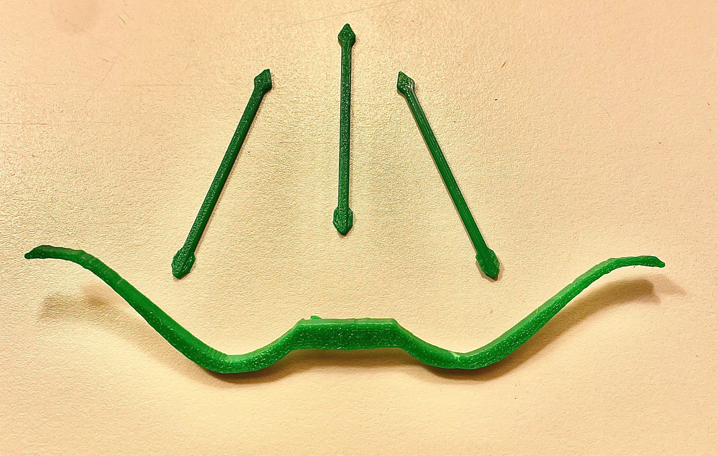 Vintage Kenner DC Super Powers Green Arrow Bow & Arrows Repro Part 1984 1985 - Collectors World Toys