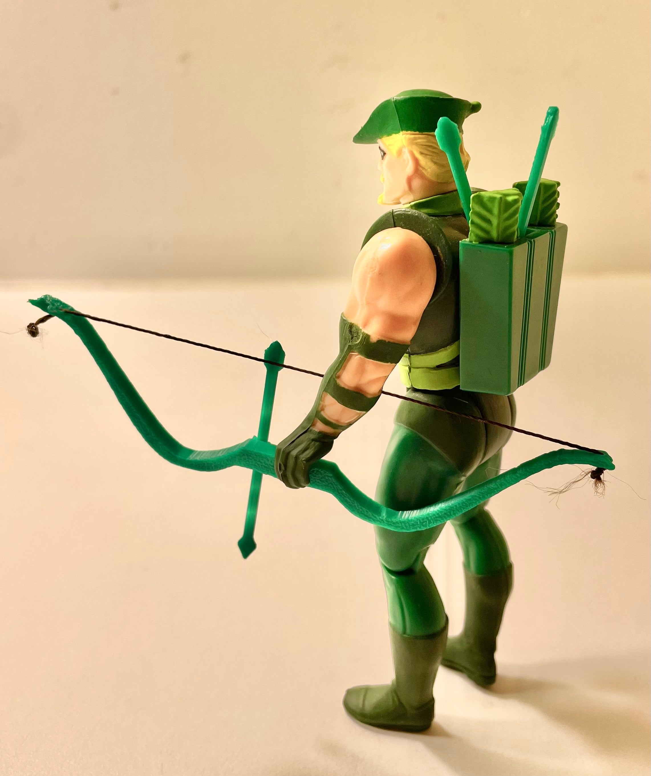 Vintage Kenner DC Super Powers Green Arrow Bow & Arrows Repro Part 1984 1985 - Collectors World Toys