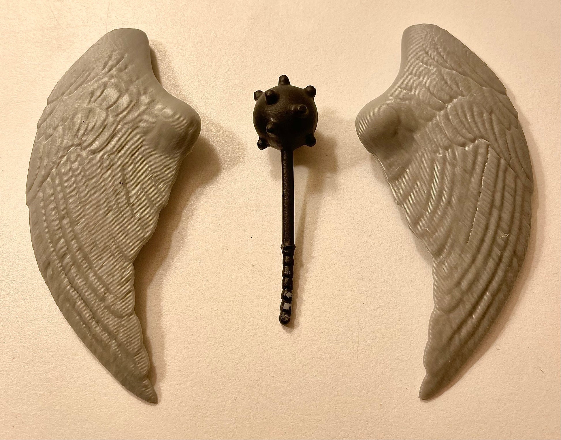 Vintage Kenner DC Super Powers Hawkman Wings & Mace 1984 Repro Part 1985 1986