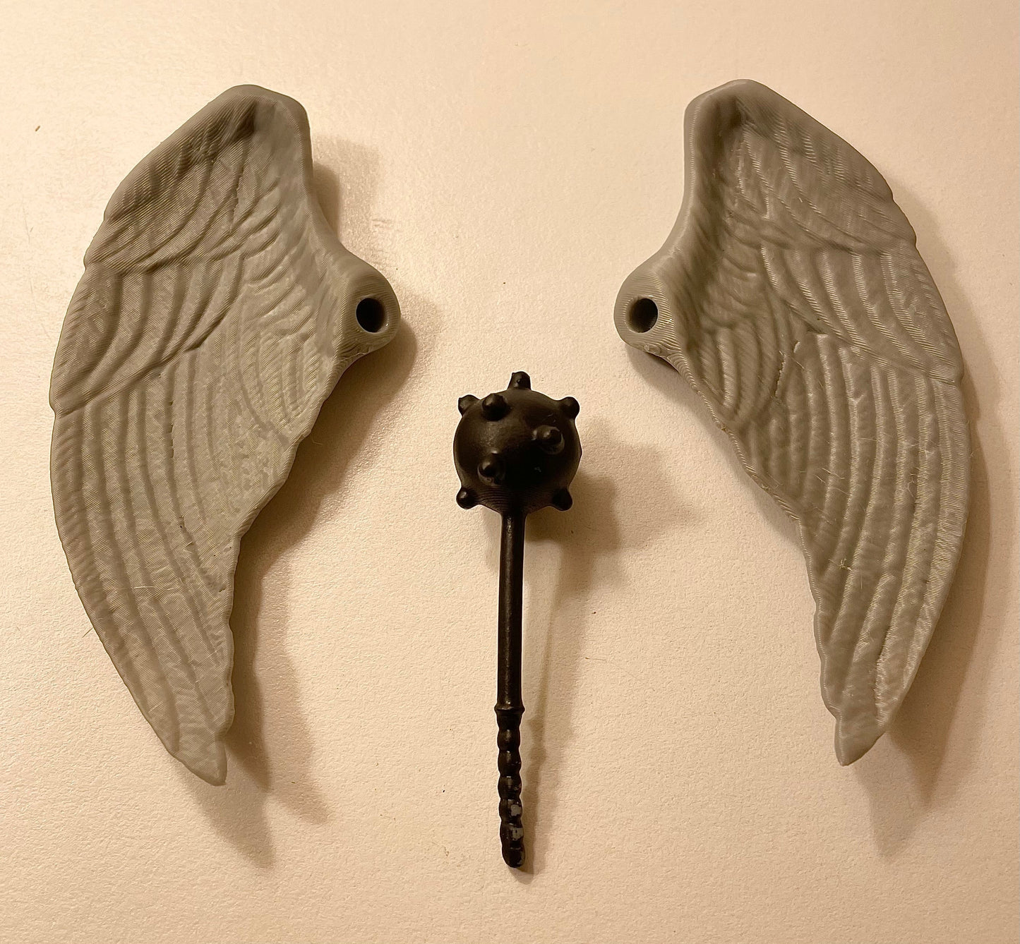 Vintage Kenner DC Super Powers Hawkman Wings & Mace 1984 Repro Part 1985 1986