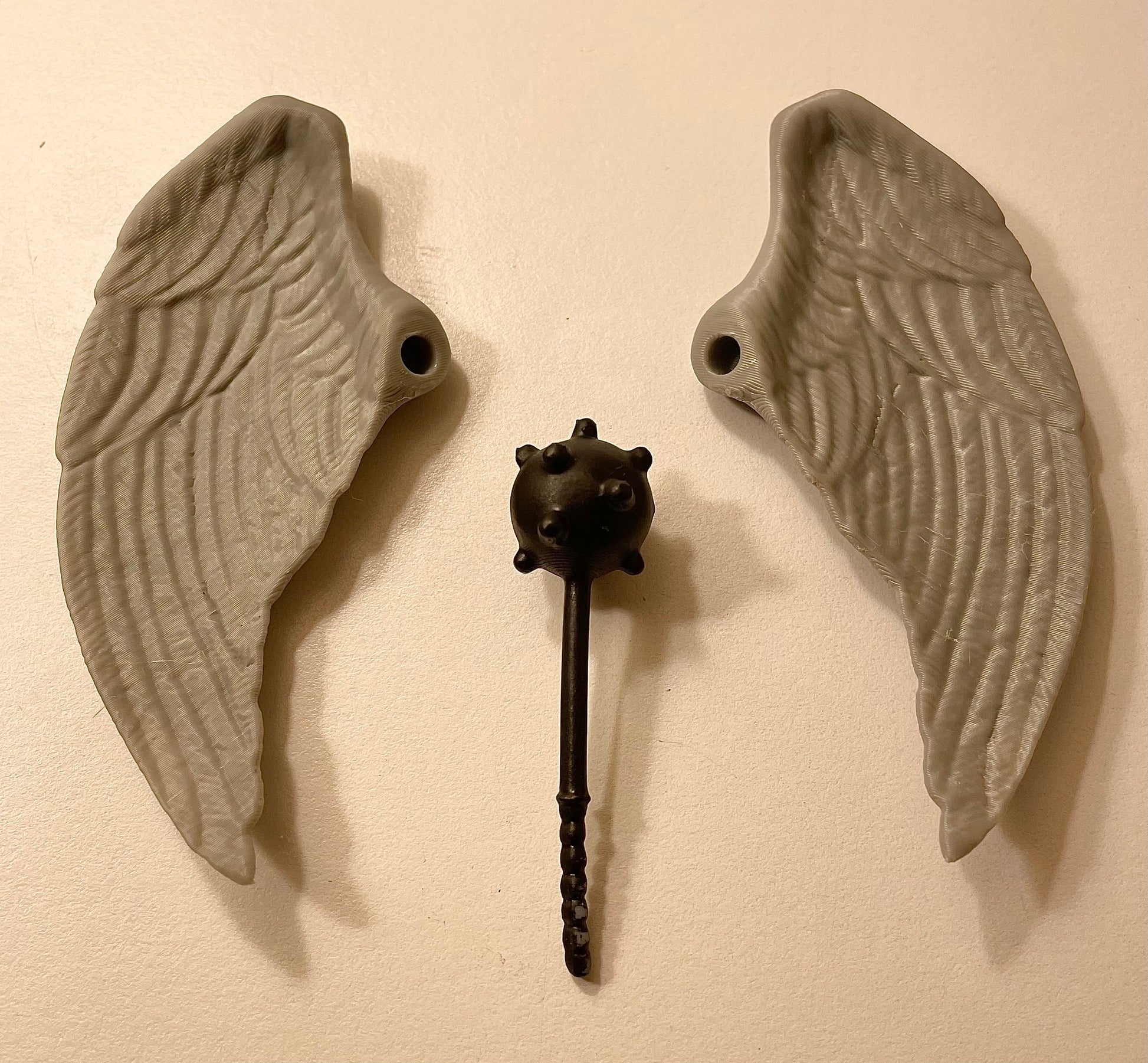 Vintage Kenner DC Super Powers Hawkman Wings & Mace 1984 Repro Part 1985 1986