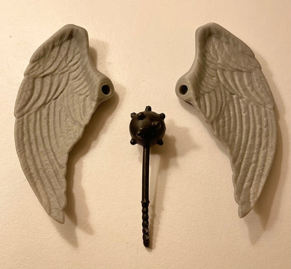 Vintage Kenner DC Super Powers Hawkman Wings & Mace 1984 Repro Part 1985 1986