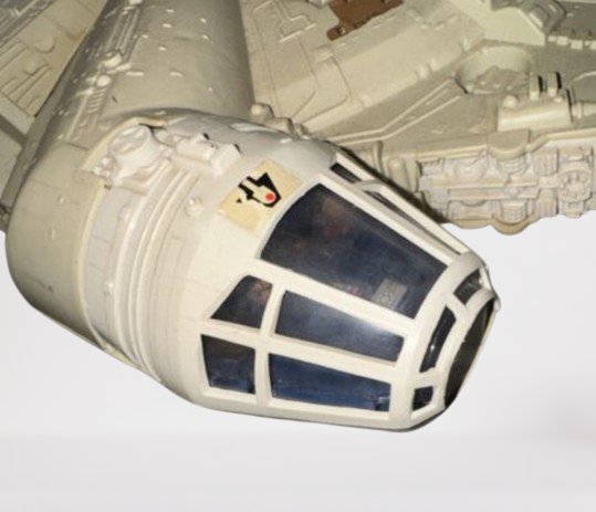 Vintage Star Wars Kenner Millennium Falcon Canopy Glass ONLY Reproduction Part Main image