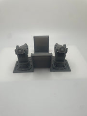 Vintage Star Wars Kenner Rebel Transport Cannons Mount & Base Repro Part 1982