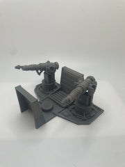 Vintage Star Wars Kenner Rebel Transport Cannons Mount & Base Repro Part 1982