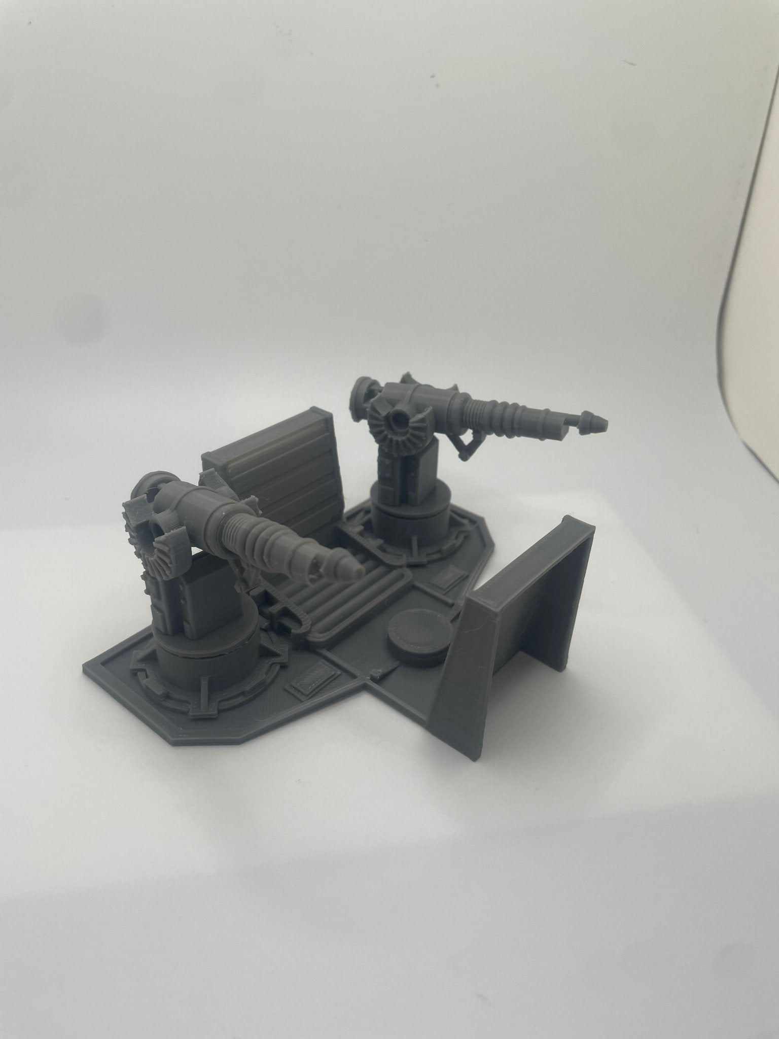 Vintage Star Wars Kenner Rebel Transport Cannons Mount & Base Repro Part 1982 - Collectors World Toys