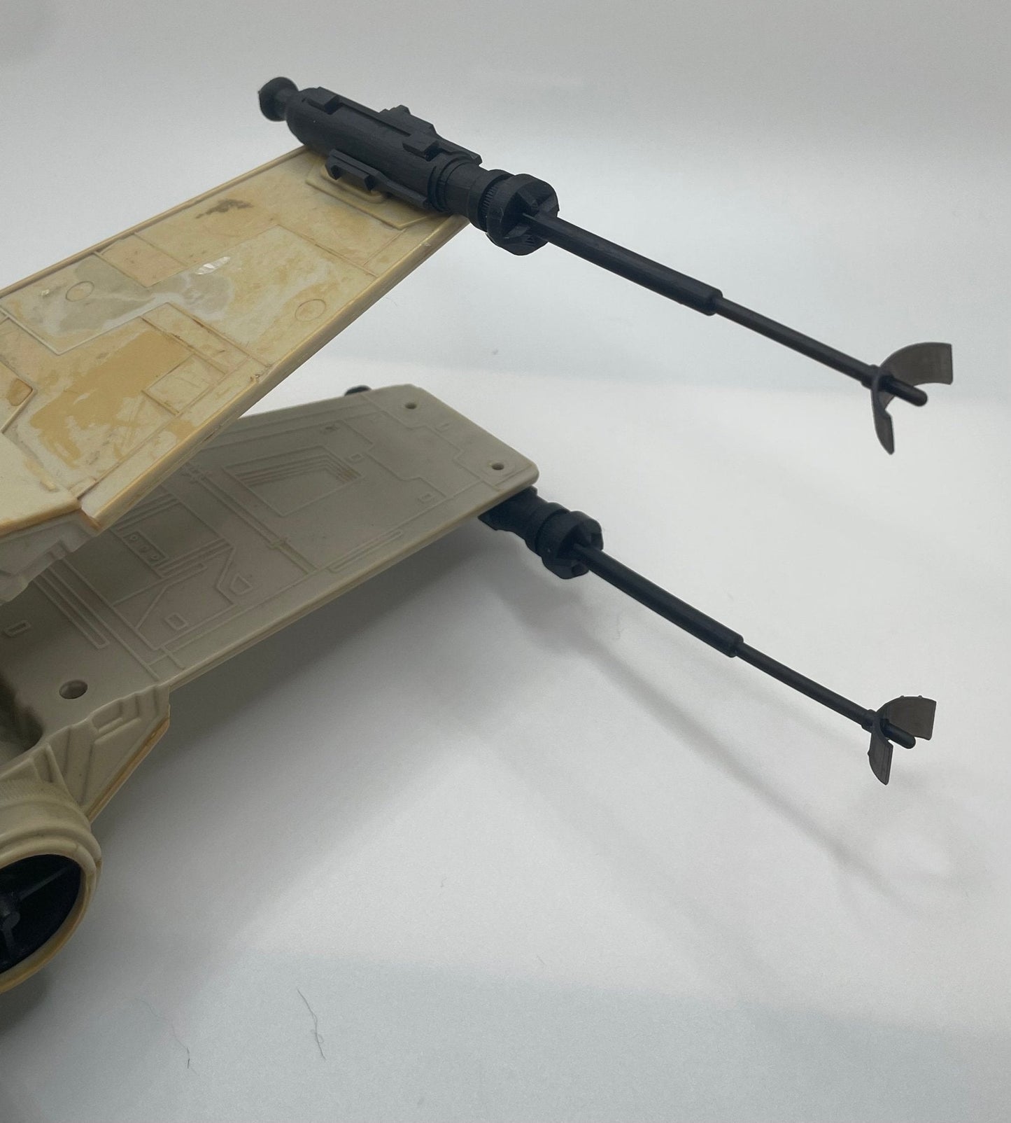 Vintage Star Wars Kenner X Wing Canopy & Laser Cannons Set Repro 1978 1995